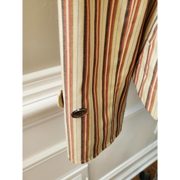 Anne Klein Women Multicolor Polyester Long Sleeve Buttons Front Jacket Blazer 14 - Picture 5 of 12